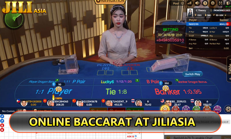 Jiliasia live baccarat